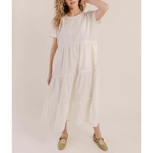 Tradlands Chalet Tiered Dress Birch Size S